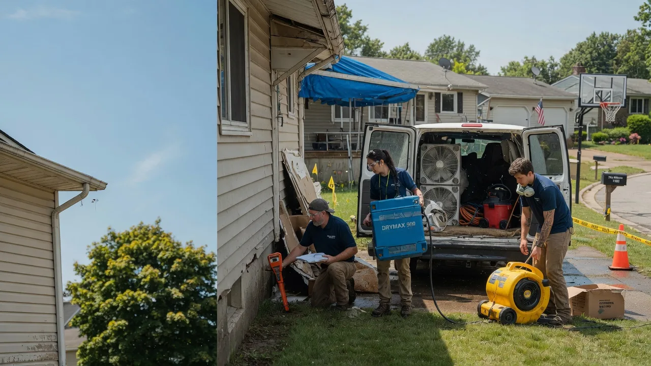 Ceiling Leak Cleanup in Lenexa, KS near me